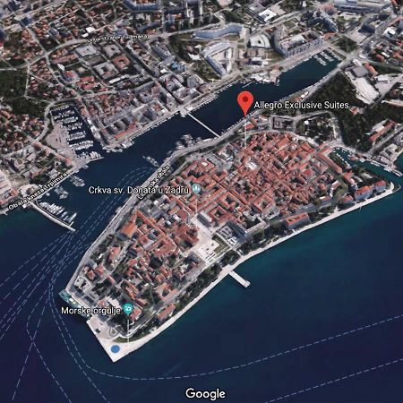 Allegro Exclusive Suites Old Town Center Zadar Bagian luar foto